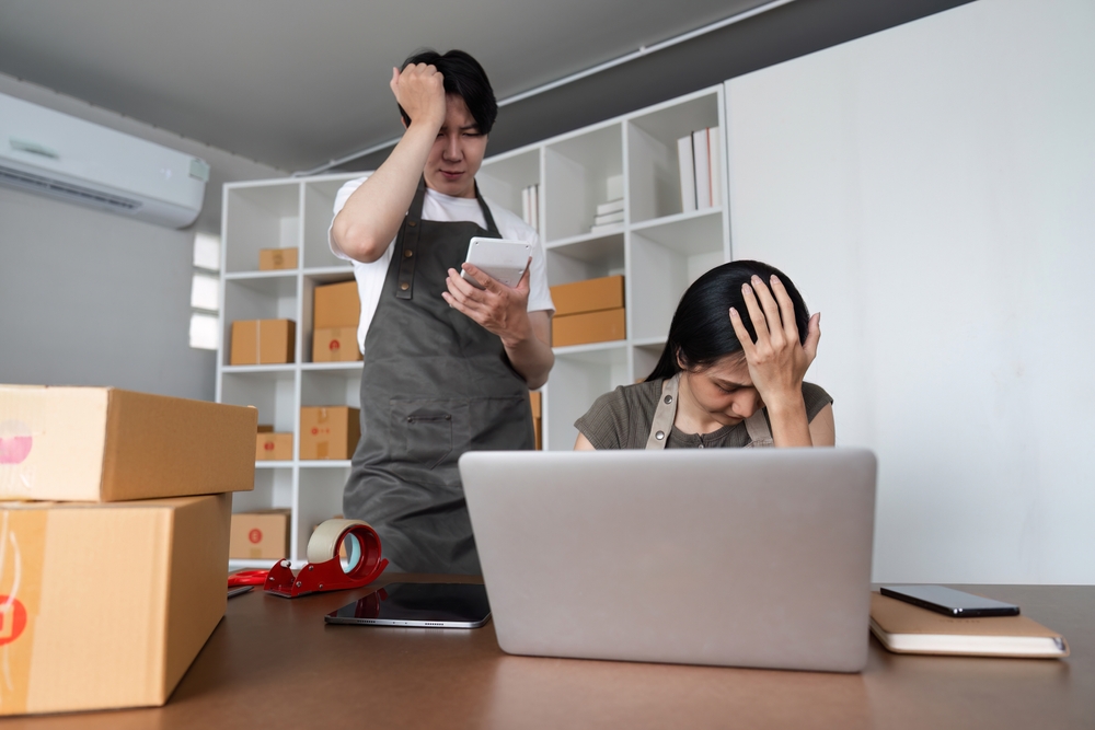 Stressed Couple